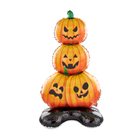 Balon foliowy stojący Dynie Halloween 84 x 158 cm