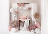 Toppery na tort Kwiaty 13-14,5 cm 8 szt.