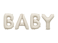 Balon foliowy Baby, 140x43 cm, beż