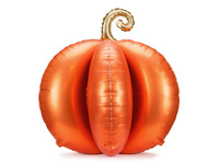 Balon foliowy stojący Dynia 3D Halloween pomarańczowy 90 x 90 cm