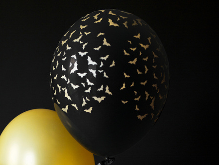 Balony 30 cm, Nietoperze, Pastel Black
