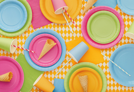 Serwetki papierowe fuksja 33 x 33 cm 20 szt. PartyDeco