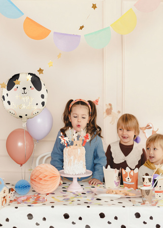 Balon foliowy pastylka Happy Birthday 35 x 35 cm
