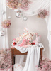 Toppery na tort Kwiaty 13-14,5 cm 8 szt.