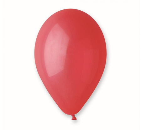 Balony G90 pastel 10" - czerwone 45