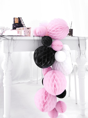 Kula bibułowa, czarny, 20cm