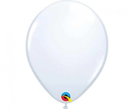 Balon QL 11", pastel biały