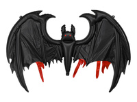 Balon foliowy Nietoperz Halloween czarny 120 x 81 cm