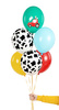 Balony 30 cm, Farma, mix (1 op. / 6 szt.)