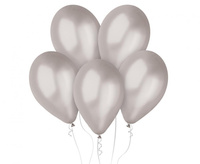 Balony GM110 metal 12" - srebrne 38/ 100 szt.