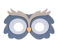 Maska filcowa Sowa, 18x11 cm