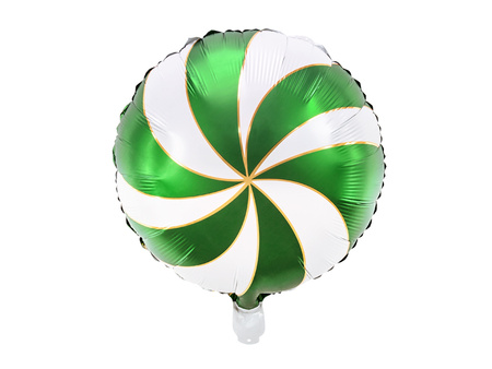 Balon foliowy Cukierek, 35cm, zielony