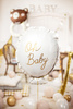 Balon foliowy Baby Shower Oh Baby kremowy 53 x 69 cm