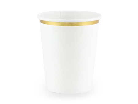Kubeczki papierowe białe 260 ml 6 szt.