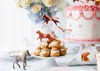 Dekoracje do muffinek Konie 13 cm 6 szt.