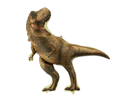 Balon foliowy Jurassic World T-Rex brązowy 92 x 98 cm