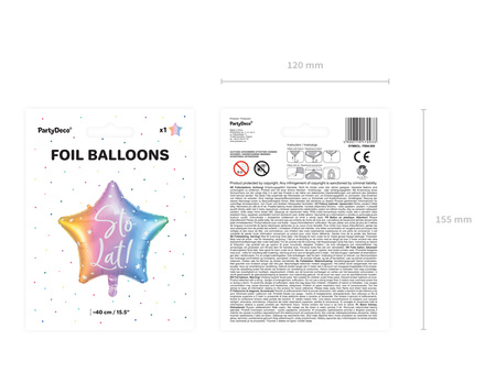Balon foliowy Sto Lat! 40 cm