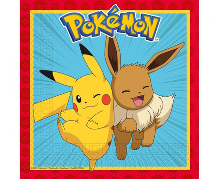 Serwetki papierowe Pokemon 33 x 33 cm 20 szt.