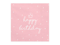 Serwetki papierowe Happy Birthday 33 x 33 cm 20 szt.