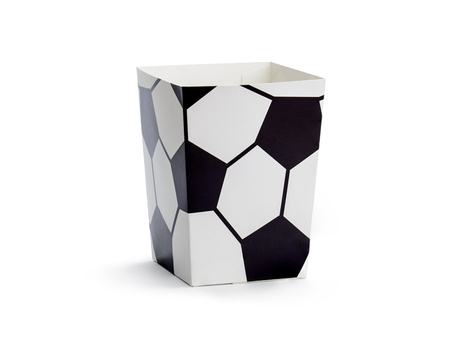 Pudełka na popcorn Piłka 7 x 7 x 12 cm 6 szt.