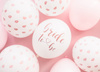 Balony 30 cm, Bride to be, mix (1 op. / 6 szt.)