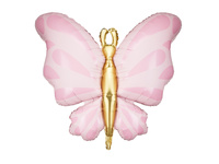 Balon foliowy Motyl różowy 69 x 69 cm