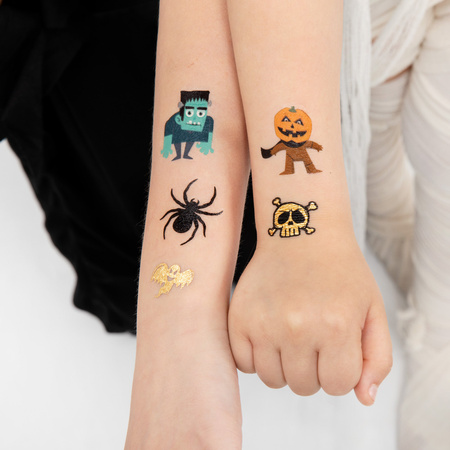 Tatuaże zmywalne Halloween Monsters 19szt.