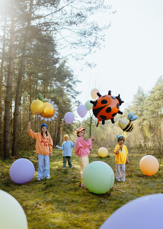Balon foliowy Biedronka 85x83 cm – idealna dekoracja na Dzień Dziecka