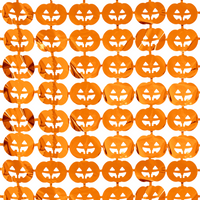 Kurtyna imprezowa Dynie Halloween 100 x 200 cm