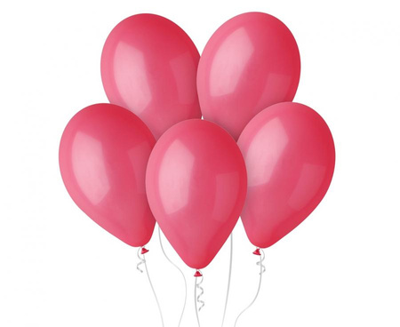Balony G110 pastel 12" - czerwone 05