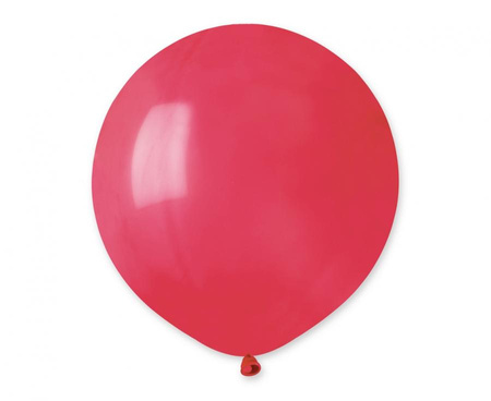 Balony G150 pastel 19" - czerwone 05