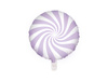 Balon foliowy Cukierek, 35cm, jasny liliowy