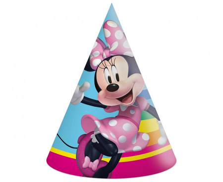 #STAI Czapeczki papierowe Minnie, 6 szt.