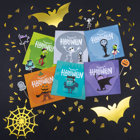 Serwetki Halloween Monsters