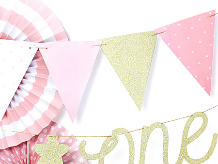 Girlanda 1st Birthday - Flagietki, 1,3m
