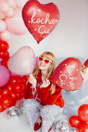 Balon foliowy Serce Kocham Cię 45 cm