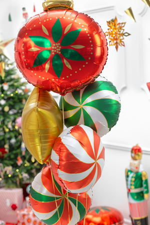 Balon foliowy Cukierek zielony 35 cm
