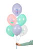 Balony lateksowe Morskie Świat mix 30 cm 6 szt.