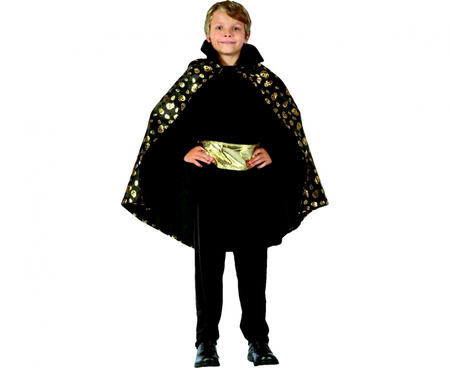 Strój Wampir Halloween złoty dla dzieci rozm. 110/120 cm