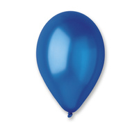 Balon lateksowy metaliczny granatowy 30 cm