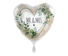 Balon foliowy Ślub Mr. i Mrs. Natural 45 cm