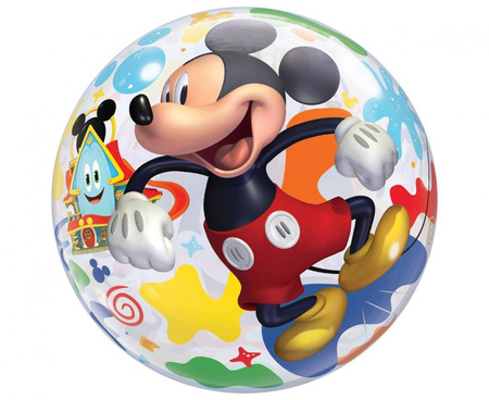 Balon foliowy 22" QL Bubble Poj. "Mickey Mouse Fun"