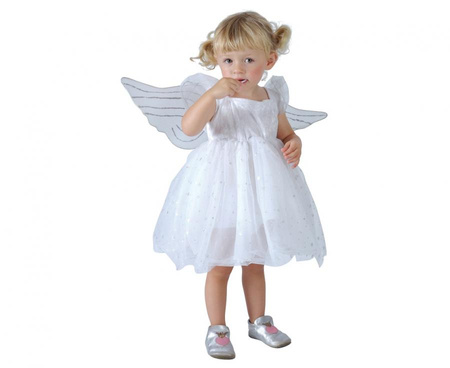Zestaw dla dzieci Aniołek (sukienka, skrzydła), rozm. 92/104 cm