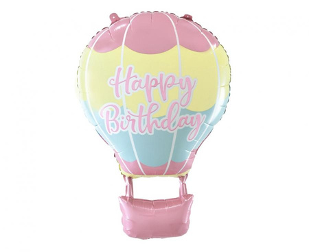 Balon foliowy Happy Birthday 40 x 60 cm