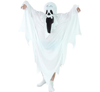 Strój Duch Halloween dla dzieci rozm. 120/130 cm