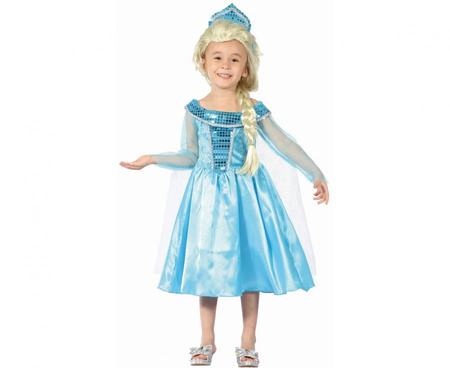 Zestaw dla dzieci Niebieska Księżniczka (sukienka, opaska ), rozm. 92/104 cm