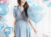 Balon foliowy Baby Shower Mom to Be niebieski 35 cm