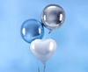 Balon foliowy Kula srebrny 40 cm