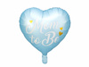 Balon foliowy Baby Shower Mom to Be niebieski 35 cm