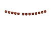 Baner filcowy Happy Birthday Boy, brązowy, 3m